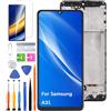 HLYGZX Schermo LCD sostitutivo per Samsung Galaxy A31, schermo TFT, kit di riparazione per display LCD touch digitizer assembly (senza impronte digitali, nero con cornice) per A315F A315G A315N