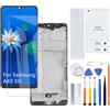 H&LYCYJ Display Schermo per Samsung Galaxy A42 5G TFT A426B A426B/DS A4260 A426U LCD Schermo Kit di Ricambio con Telaio (Senza impronte digitali)