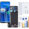 H&LYCYJ Display Schermo per Samsung A20 TFT con cornice | Wear toolkit，TFT LCD，Display HD，Sostituire lo schermo，Per i modelli:A205F A205FN A205GN A205YN A205G A205W A205U