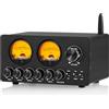 Douk Audio EQ5 PRO EQ5 PRO Equalizzatore Bluetooth a 5 bande Preamplificatore per Home Stereo/Computer Speaker/Amplificatore con VU Meter
