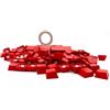 LZH-LP 113 Tasti compatibili con Interruttori MX Doubleshot Support, Illuminazione a LED ABS Profili OEM per il Gioco Fai da te Tastiera Meccanica (Rossa)
