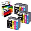 Koala Cartuccia d'inchiostro Compatibili per Epson 27 XL 27XL T2711 T2712 T2713 T2714 per Workforce WF-3620 WF-3640 WF-7210 WF-7610 WF-7620 WF-7710 WF-7715 WF-7720 WF-3620DWF Stampante, Pacco din 12