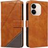 XINNI Cover per Vivo V70 Lite 5G/Vivo V60 Lite 5G Case | Rombo Linee Protection Flip Magnetica Pelle PU/TPU Portafoglio