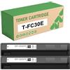 KEUWHLL Compatibile Per Toshiba T-FC30E-K/C/M/Y Cartuccia Toner Resa Standard, TFC30E Per E-STUDIO 2050C 2051C 2550C 2551C Stampante 2 Black