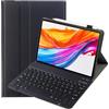 leleyo Custodia per tastiera per Samsung Galaxy Tab A7 da 10,4, con tastiera magnetica rimovibile, layout QWERTZ tedesco per Galaxy Tab A7, nero