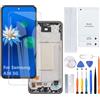 H&LYCYJ Display Schermo per Samsung A36 5G TFT nero con cornice | Senza impronte digitali,Wear toolkit，TFT LCD，Display HD，Sostituire lo schermo，Per i modelli:A366E A366E/DS A366B