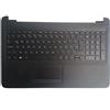 GSwReJ Tastiera con Cover Superiore Poggiapolsi E Touchpad Compatibile con TPN C125 TPN C126 Tre LA(Black)