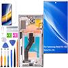 HLYGZX Display per Samsung Galaxy Note 10+ 4G/5G LCD di ricambio TFT, N975F N975U Display Assembly Kit di riparazione (argento con cornice, senza impronte digitali, schermo non curvo)