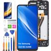 HLYGZX Display Schermo per Samsung A14 5G A146B A146B/DS A146M con Cornice | con kit di riparazione，PLS LCD，HD Display，Sostituire lo schermo