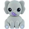 Ulticool - Chiavetta USB elefante da 16 GB - Design pratico ed elegante per baby shower, donne, fidanzate o amanti degli elefanti - grigio