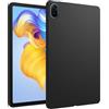QJONSIU Cover Compatibile con Honor Pad 8, Antiurto Ultra-sottile Posteriore Antiscivolo, Morbido TPU Protettiva-Nero