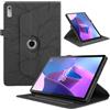 TEDTIKJT Tablet Cover per Lenovo Tab P11 2nd Gen 11.5 2022 Custodia/Lenovo Qitian K11 Gen2 2024 Cover PU Pelle 360°Ruotabile Multi Angolo Custodia Flip Protettiva Supporto Cover, Albero Nero