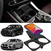 Singkin Auto Caricatore Wireless Compatibile con BMW X5 X6 X5M X7 2020-2022 Supporta l'auto Originale con NFC Pannello Accessori Console Centrale 15W Rapida Ricarica Telefono Pad per iPhone Galaxy