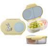 b.box Looney Tunes Porta Merenda | Mini Bento Box con 2 Scomparti a Prova di Perdite | Porta Pranzo e Porta Merenda Bambini Scuola | Lunch Box Bambini Adatto a Frutta Intera | Senza BPA
