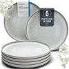 PURE LIVING INTERIOR DESIGN Pure Living - Servizio da tavola da 36 pezzi, piatti da 12 persone, colore: beige chiaro