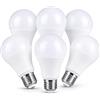 A2ZWORLD 6 Pezzi Lampadine LED E27 Dimmerabile 12W 220V, Bianco Caldo 3000K, 1050 Lumen, Attacco Grande, Angolo Luce 200°, Compatibili con Dimmer a Taglio di Fase e Regolatore a Rotella