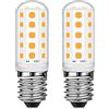 Mizlay Lampadina LED E14 3W Bianco Caldo 2700K 28W 33W Alogena Equivalente Risparmio Energetico, Lampadine E14 Piccole Vite Edison per Macchina Da Cucire Cappa Congelatore, AC220-240V, Confezione Da 2