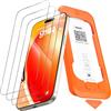 NEW'C 3 Pezzi, Pellicola Protettiva Schermo Intero per iPhone 15 Pro Max 6,7 pollici [Installazione Automatica], Vetro Temperato - Ultra Resistente - Adatta alla Custodia