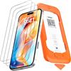 NEW'C 3 Pezzi, Pellicola Protettiva Schermo Intero per iPhone 16 Plus, iPhone 15 Plus 6,7 pollici [Installazione Automatica], Vetro Temperato - Ultra Resistente - Adatta alla Custodia