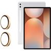 SHSJYA Metal Hawk Eye, protezione per obiettivo in vetro temperato [confezione da 2], per Samsung Galaxy Tab S10Lite / S10FE / S10FEPlus / S10Plus / S10Ultra, antigraffio, facile installazione (oro