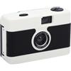 Bewinner Fotocamera Vintage a Pellicola 35 Mm retrò Riutilizzabile con Flash Incorporato per Fotografie di Viaggio, Obiettivo 28 Mm F/8 con Messa a Fuoco Manuale, Fotocamera Classica Nera Compatta