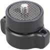Ldbuejiaja Adattatore per testa a sfera da 17 mm con vite filettata da 1/4-20 per fotocamera, supporto per cellulare e treppiedi luminosi, facile installazione, chiusura a farfalla