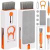 Wodsty Kit per la pulizia del computer, 11 strumenti tra cui detergente per cuffie, spazzola per tastiera, strumento per scheda SIM, estrattore per tappi per chiavi e supporto per telefono (bianco)
