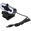 EasyByMall Webcam 4K 60fps, B11 Autofocus USB per computer con luce di riempimento, senza driver, per live streaming, videochiamate, conferenze, zoom (1080P)