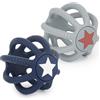 Bieco set di 2 palla neonato in silicone - Night Sky | pallina neonato da afferrare | giochi sensoriali per neonati | palla neonato sensoriale | palla sensoriale neonati palline sensoriali neonati