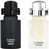 Iceberg Set Regalo Uomo - Twice Man 75 ml + Twice NERO Man 75 ml - Eau de Toilette Aromatiche, Legnose e Orientali - Carisma, Energia e Sportività