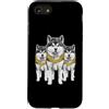 Cool 3 Hip Hop Trio Street Gold Chain Fu Custodia per iPhone SE (2020) / 7/8 Akita Dog Rap Old School Retro Streetwear anni '80 '90 Tre