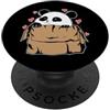 panda China animal zoo bear Himalayan ba Panda Bear in una scatola di cartone PopSockets PopGrip Adesivo