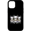 Cool 3 Hip Hop Trio Street Gold Chain Fu Custodia per iPhone 12/12 Pro Axolotl Rap Old School Retro Streetwear anni '80 '90 Tre