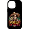 Agave Sunset Society Adult Humor Men Wom Custodia per iPhone 14 Pro Max Tequila Vibes Divertente Scheletro Fiesta Cinco de Mayo Bere