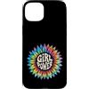 Girl Power Gift Hippie Empower Apparel Custodia per iPhone 15 Plus Girl Power Flower Tie Dye Hippie Femminile Empower