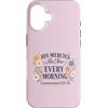 Morning Mercy Collection Custodia per iPhone 16 Le sue misericordie sono nuove lamentazioni ogni mattina 3 22 23