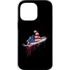 Paint Dripping Patriotic 4th of July US Custodia per iPhone 14 Pro Max Snowmobile Snow Machine Snowmobiling bandiera americana USA gocciolamento