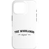The Woodlands Original Vintage Retro Pri Custodia per iPhone 16 Pro Nome originale The Woodlands Retro Hometown The Woodlands