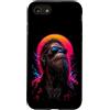 Funny Cryptid Squatch Humor Men Women Ki Custodia per iPhone SE (2020) / 7/8 Occhiali da sole retrò Sasquatch Bigfoot Wilderness Legend