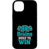 Brain and Brawn Spirit Honor Student Ath Custodia per iPhone 14 Plus Studente Atleta Identità Smart Sport Studioso Bilanciato