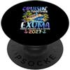 Exuma Cruise Vacation Family Co Crociera Insieme Exuma 2027 Nave da crociera Dolphin Vacation PopSockets PopGrip Adesivo