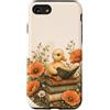 Duckling Book Garden Custodia per iPhone SE (2020) / 7/8 Anatroccolo Lettura Libri Floral Cottagecore Book Lover