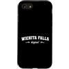 Wichita Falls Texas Original Vintage Ret Custodia per iPhone SE (2020) / 7/8 Nome originale Wichita Falls Texas Retro città natale Wichita