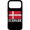 Scandinavian Flag Heritage Apparel & Gif Custodia per iPhone 17 Pro Max Bandiera danese Distressed Patriotic Dane Uomini Donne Bambini Danimarca