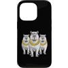 Cool 3 Hip Hop Trio Street Gold Chain Fu Custodia per iPhone 13 Pro Capybara Capy Rap Old School Retro Streetwear 80s 90s Tre