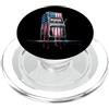 Paint Dripping Patriotic 4th of July US Slot Machine Casino Gambling Gambler Vegas Bandiera Americana USA PopSockets PopGrip per MagSafe