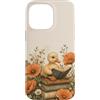 Duckling Book Garden Custodia per iPhone 14 Pro Max Anatroccolo Lettura Libri Floral Cottagecore Book Lover