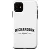 Richardson Original Vintage Retro Pride Custodia per iPhone 11 Nome originale Richardson Retro Hometown Richardson Original
