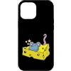 cheese milk curd milk product dairy Holl Custodia per iPhone 12 Pro Max Topo in un pezzo di formaggio