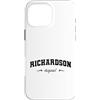 Richardson Original Vintage Retro Pride Custodia per iPhone 16 Pro Max Nome originale Richardson Retro Hometown Richardson Original